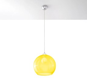 Sollux Lighting Závesné svietidlo BALL žlté