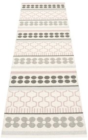 Svetloružovo-sivý vnútorný a vonkajší behúň 70x270 cm Asta Pale Rose – Pappelina