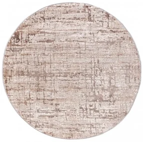Koberec PORTLAND D175E vizon - biely kruh