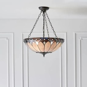Endon 63976 - Luster na reťazi Tiffany BROOKLYN 3xE27/60W/230V priemer 50 cm