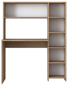 Psací stůl s regálem Hapos 113 cm dub přírodní
