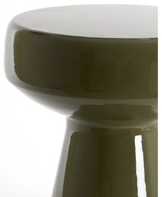 Kovový okrúhly odkladací stolík ø 38 cm Dakwa – Light &amp; Living