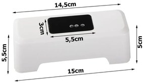 Moderné bezdotykové splachovanie WC s automatickým senzorom pohybu - VERK 27030