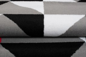 TA Koberec Z896D GRAY MAYA PP ESM Biely Obdĺžnikový Rozmer: 130x190 cm