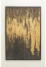 Abstract obraz čierny 80x120