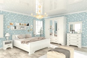 Manželská posteľ s roštom Igins LB-160 160x200 cm - sosna Andersen
