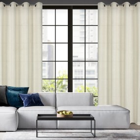 ZÁVES NA KRÚŽKOCH LIDIA 140X250 CM PRÍRODNÁ