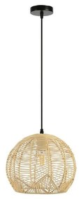 Immax 08258L - Luster na lanku PELO 1xE27/40W/230V pr. 30 cm ratan IM1350
