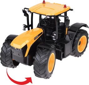 JOKOMISIADA Traktor JCB s prívesom, diaľkovo ovládaný, s výklopnou korbou Double E 1:16 RC0670