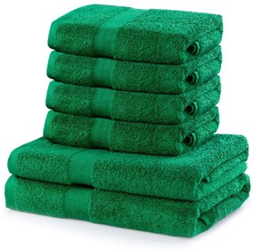 Sada ručníků DecoKing MARINA zelených