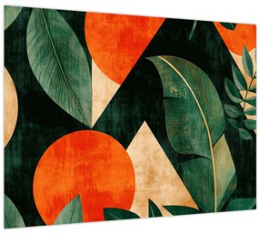 Obraz - Geometrické prírodné motívy II. (70x50 cm)
