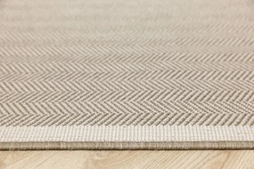 Šnúrkový obojstranný behúň Brussels 205681/10610 Linen krémový / béžový