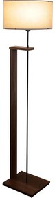 Stojacia lampa AYD 1xE27/40W/230V béžová/hnedá