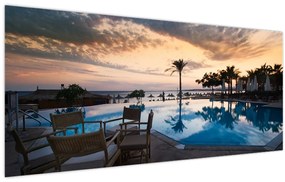 Obraz - Resort pri mori (120x50 cm)