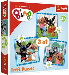 34851 Detské puzzle - Bing - 3v1