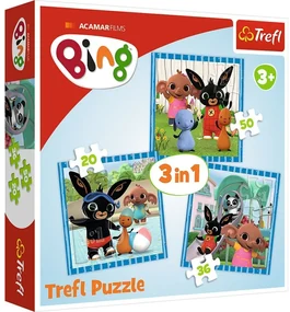 34851 Detské puzzle - Bing - 3v1