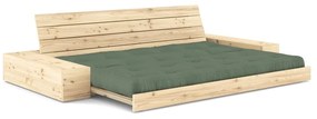 Zelená rozkladacia pohovka 244 cm Base – Karup Design