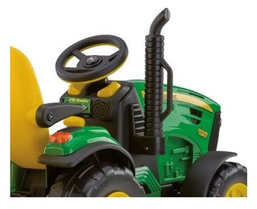 Peg Perego Elektrický traktor  JOHN DEERE GROUND FORCE s prívesom IGOR0047 - 330W - 12V 8Ah - 2024