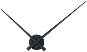 Extra veľké nástenné hodiny Karlsson Little Big Time KA450050 – Čierne (90 cm)