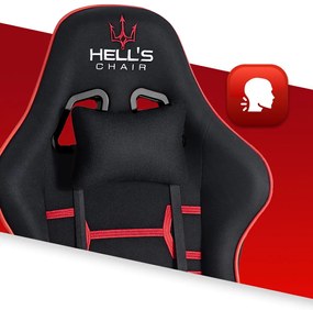 Hells Herné kreslo Hell's Chair HC-1008 RANGER Red Mesh