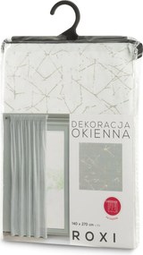 ZÁCLONA NA PÁSKE ROXI 140X270 CM BIELA