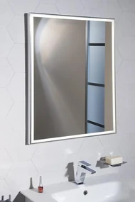 Sapho Sapho, LUMINAR LED podsvietené zrkadlo v ráme 600x800mm, chróm, NL557