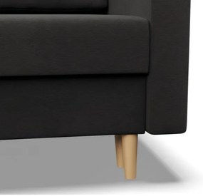 Trojmiestna rozkladacia sedačka BLANK Comfort sivá