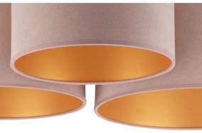 Duolla - Stropné svietidlo ROLLER TRIO 3xE27/60W/230V hnedá