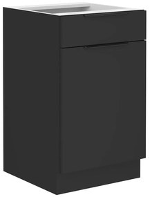 Kuchynská skrinka Siena čierna mat 50d 1f 1s bb