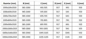 Mexen Pretoria, sprchovací kút 100 (dvere) x 70 (stena) cm, 6mm číre sklo, čierny profil + biela sprchová vanička, 852-100-070-70-00-4010B