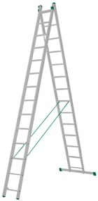 ALVE Rebrík hliníkový dvojdielny univerzálny 7514 PROFI EUROSTYL