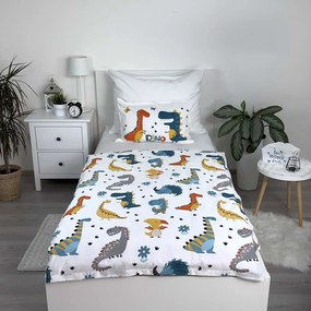 Bavlnené detské obliečky do postieľky 100x135 cm Dino World – Jerry Fabrics