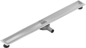 Mexen Flat 360° rotujúce lineárne žľabové telo 90 cm, inox - 1040090