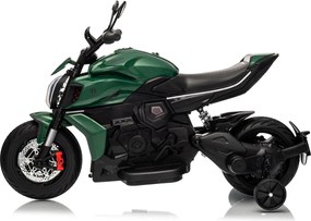 Detská elektrická motorka Ducati Diavel x Bentley Green