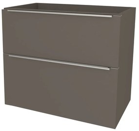 Mereo, Mereo Mailo, kúpeľňová skrinka 101 cm, chróm madlo, Multidecor, Lávovo sivá, MER-CN592SLAS1