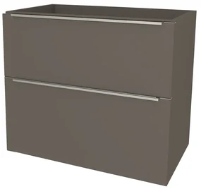 Mereo, Mereo Mailo, kúpeľňová skrinka 101 cm, chróm madlo, Multidecor, Lávovo sivá, MER-CN592SLAS1