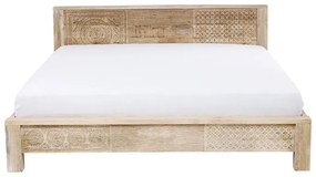 Puro posteľ drevená 180x200cm hnedá