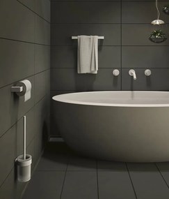 Sapho Sapho, Dvojitý držiak toaletného papiera s poličkou 30cm, chróm, UN1196C