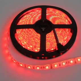 BERGE LED pásik - 12V - 5m - 24W - 300 diód - IP20 - červený