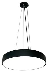 LED Stmievateľný luster na lanku LED/50W/230V 3000-6500K čierna + diaľkové ovládanie
