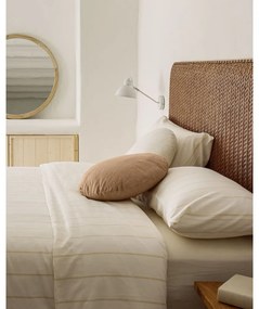 Hnedé kožené čelo postele 163x60 cm Natesa – Kave Home