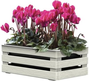 BAMA Bednička TINA Flower 2 SL, farba biela