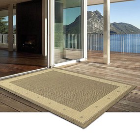 Oriental Weavers, Kusový koberec Sisalo / DAWN 879 / J84N (634N) – na von aj na doma, 160x230, béžová, chodba / predsieň