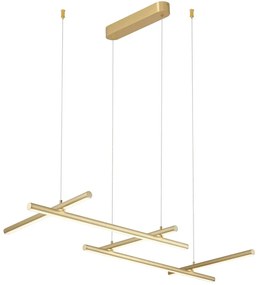 Zambelis 22242 - LED Stmievateľný luster na lanku LED/50W/230V zlatá