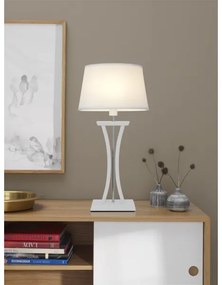 Cottex B2429V - Stolná lampa NEW CHELSEA 1xE14/40W/230V biela