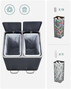 Odpadkový kôš 30l LTB30GS