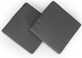 Súprava záhradného nábytku z technorattanu 2 stoličky stôl sivý MultiGarden