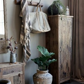 Drevená skriňa z recyklovaného dreva Grimaud - 53*40*160 cm