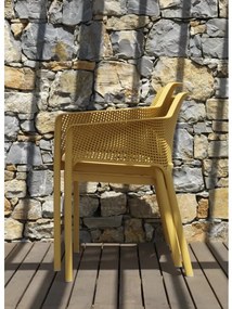 Stima Moderní plastové kreslo NET Vyberte odtieň ->: Salice - modrá