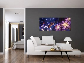 Obraz - Včelia lúka III. (120x50 cm)
